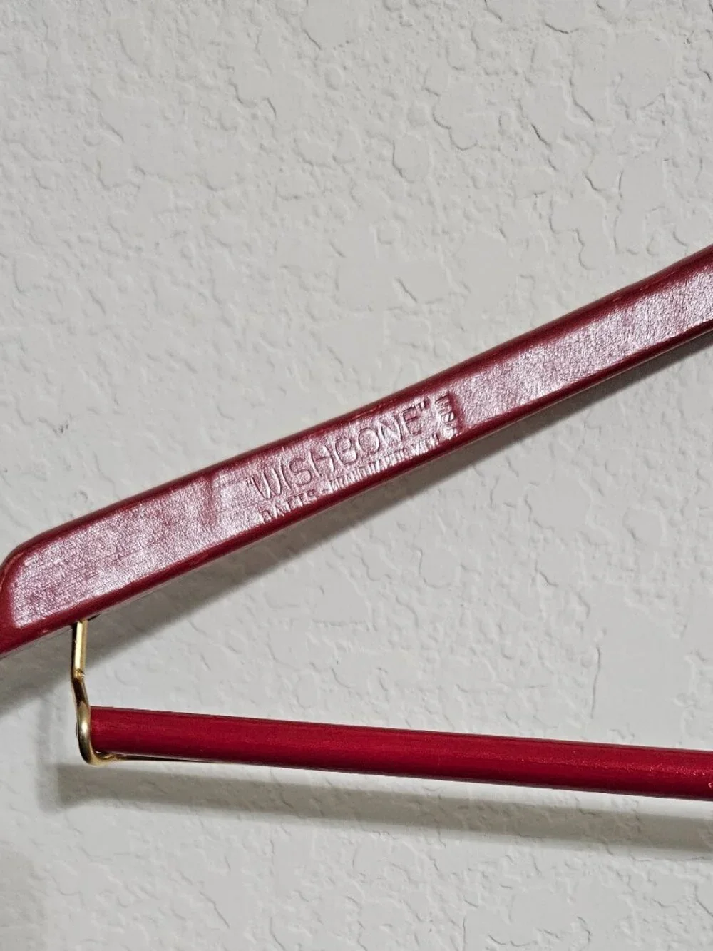 Muse's Atlanta Men's Shop VINTAGE Clothes Hanger Advertising Batts Wishbone
